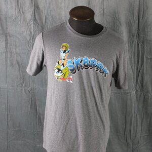 Skatebaord Shirt - SK8Prk Nevada Space Girl Graphic - Men's Medium